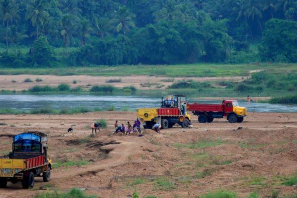Illegal Sand Mining Crackdown Gains Momentum breaking news 5
